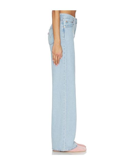 Levi's Blue Ribcage Wide Leg