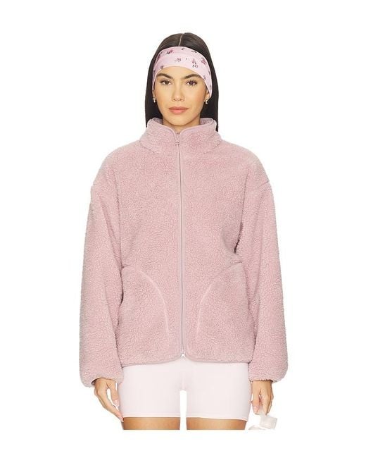 WellBeing + BeingWell Pink Benson Jacket
