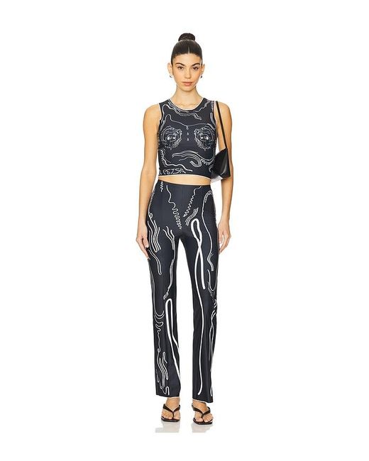 DI PETSA Blue Venus Shell Lycra Trousers