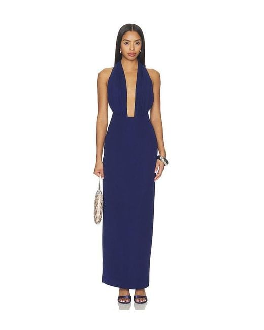 Misha Blue The Capezza Silk Dress