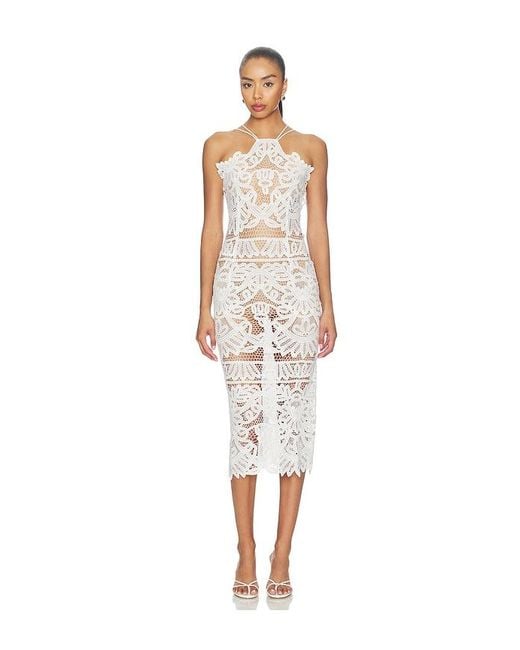 KETTEL ATELIER White Anna Lace Dress