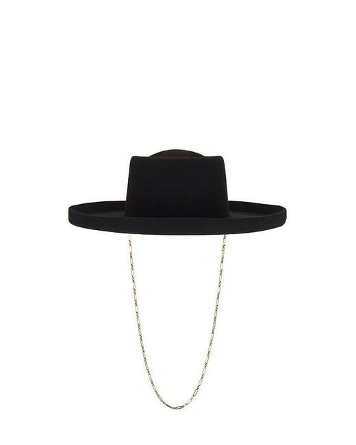 Lack of Color Black Lawson Boater Hat