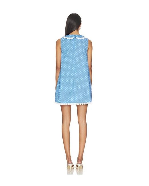 Vestido Juliette En Color Azul Talla (También En Xs, S, Xl) Caroline Constas de color Blue
