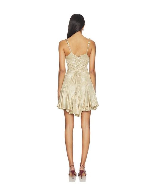 Azeeza Natural Solenne Mini Dress
