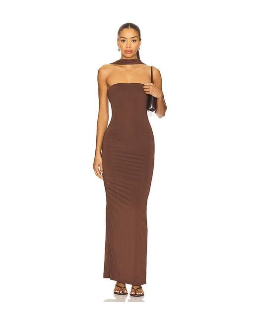 ALL THE WAYS Brown Kleid Brissa
