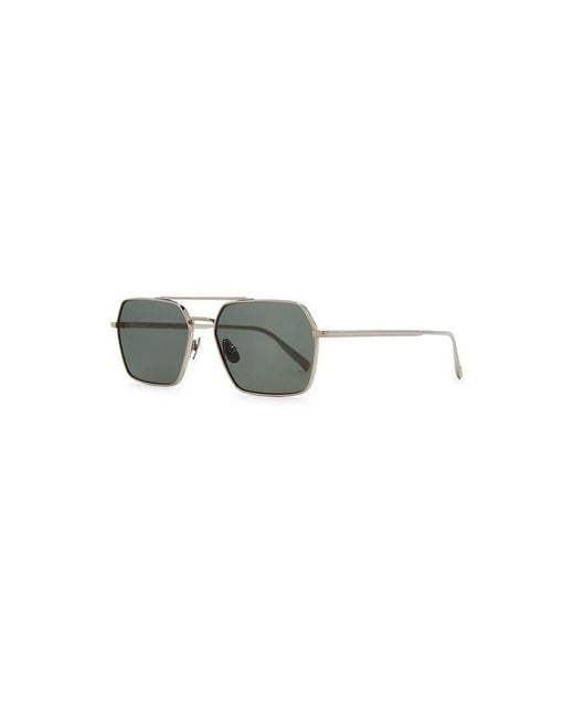 Garrett Leight Green Alta Sun for men