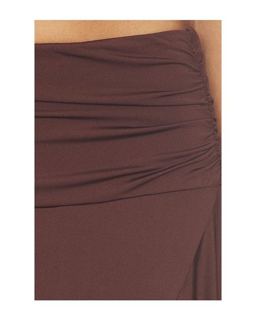 Nia Brown Vine Skirt