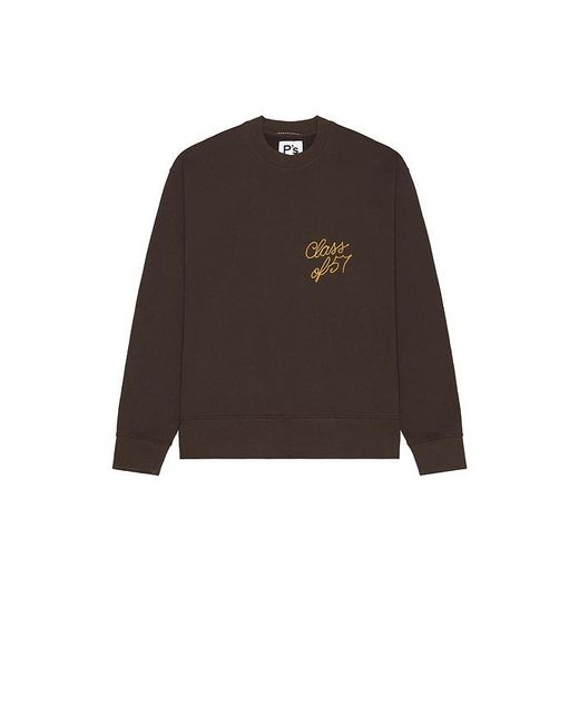 President's Brown Class 57 Crew Sweatshirt for men