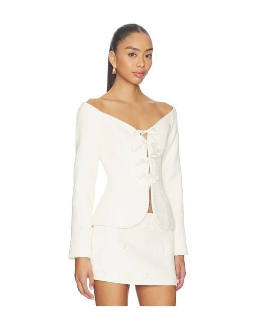 MAJORELLE White Annie Top