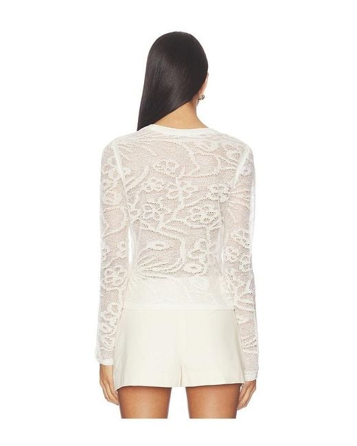 Steve Madden White Megann Top