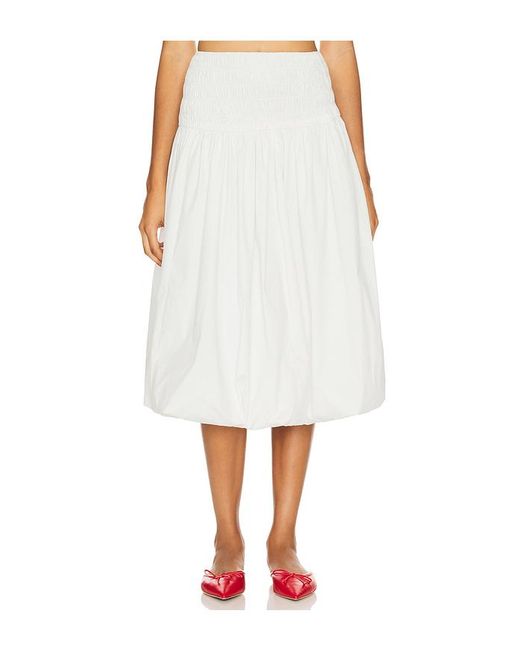 Astr White Alani Skirt