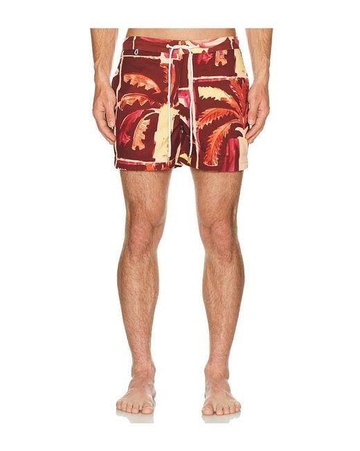 Runaway the Label Red Amalfi Boardshort for men