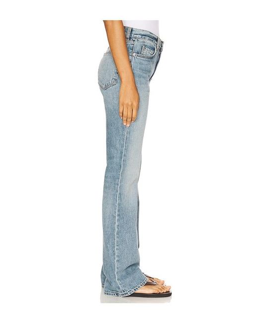 GRLFRND Blue Danie Mid Rise Chill Boot
