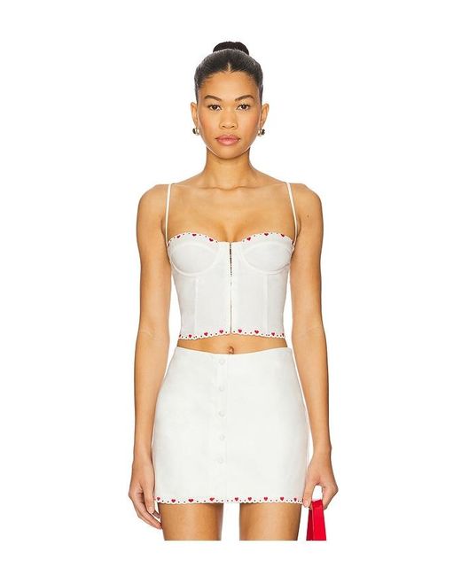 MAJORELLE White Anita Top