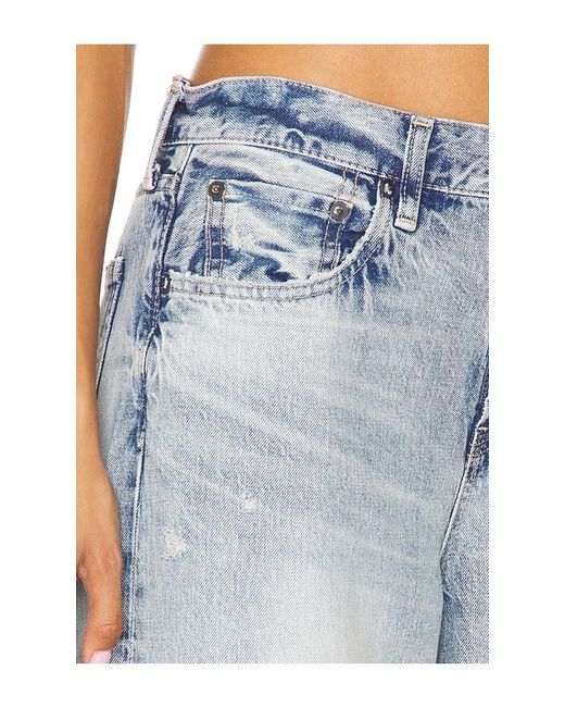 Moussy Blue Lewes Super Wide Jeans