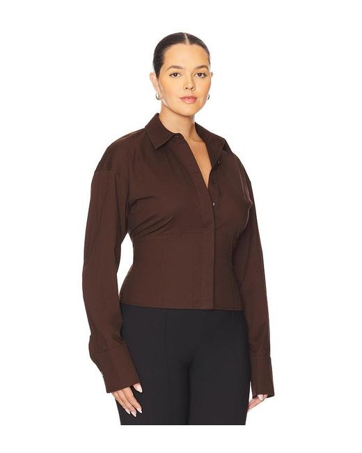 L'academie Brown Elsie Shirt