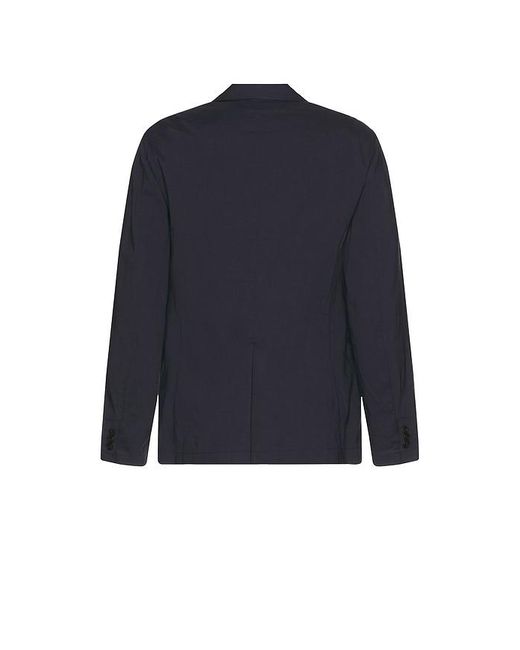 Theory Blue Stretch Linen Clinton Blazer for men