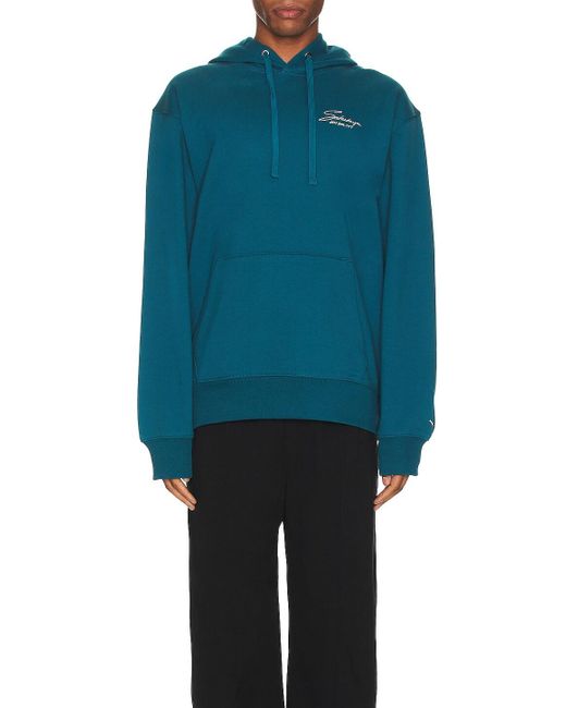 Saturdays NYC Ditch Signature Hoodie in Blue for Men | Lyst