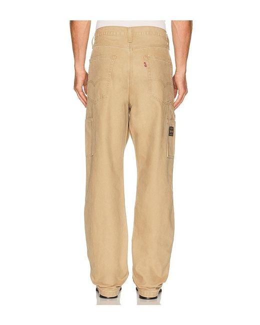 Levi's Natural 568 Loose Straight Carpenter Jeans for men