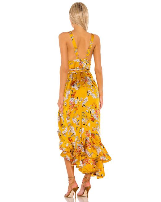 bronx and banco yellow dress