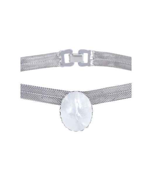 Lelet Metallic Charlotte Mesh Choker