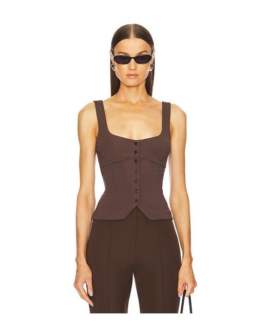 L'academie Brown 'Academie By Marianna Evonne Top