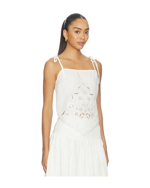 Astr White Stevie Top