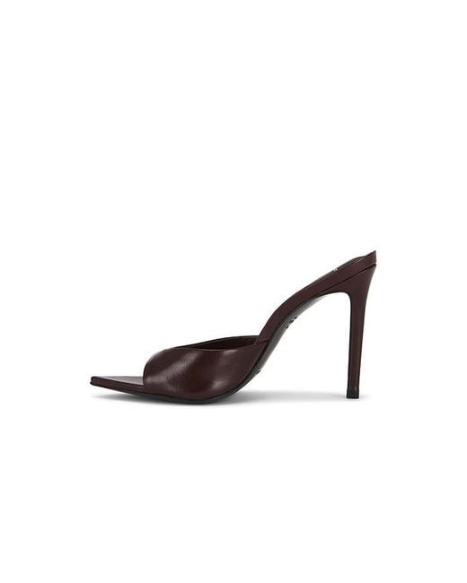 Black Suede Studio Red Brea Mule