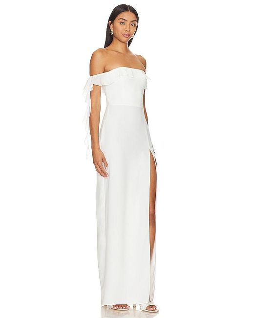 Amanda Uprichard White Copellia Gown