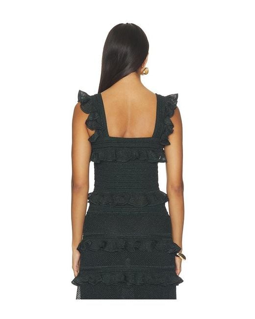 Zimmermann Black Valiant Frill Cami