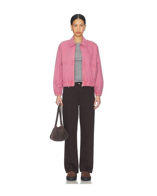 Free People Pink X We The Free Birdie Jacket