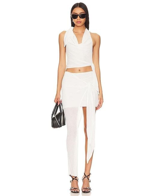 Lovers + Friends White Marci Top