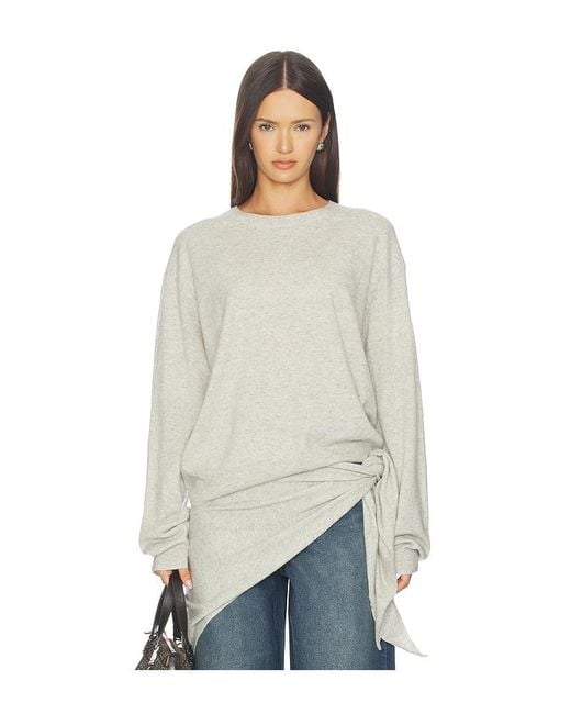 Lioness White Olsen Knit Top