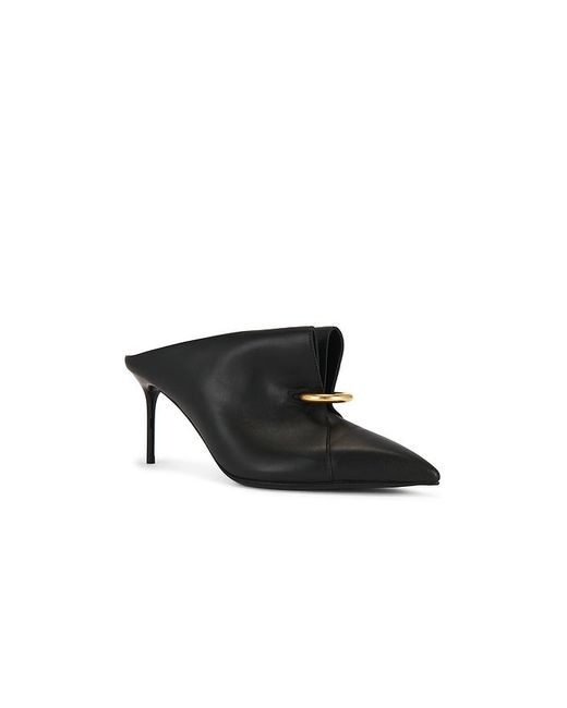 Balmain Black Pantolette Piercing