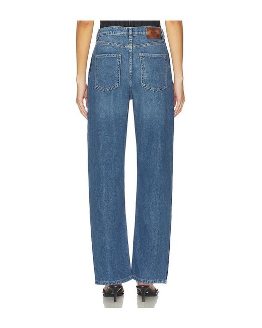 DL1961 Blue Karmine Aura High Rise Refined Leg Jeans