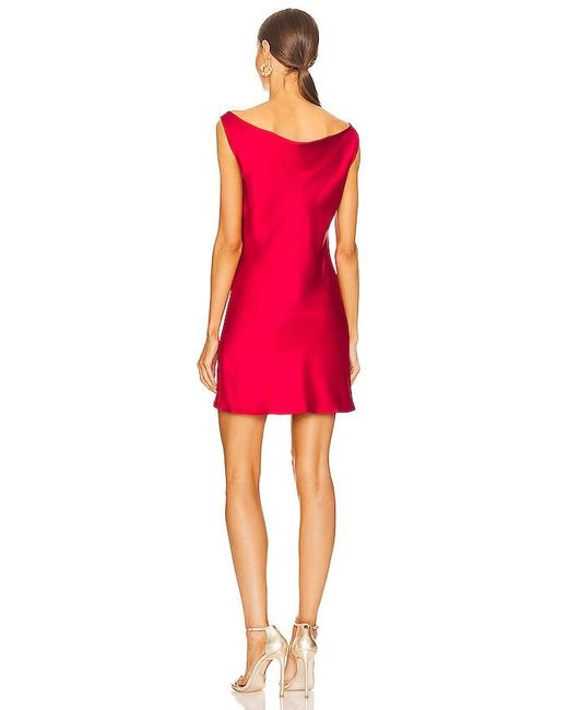 Norma Kamali Red Maria Mini Dress