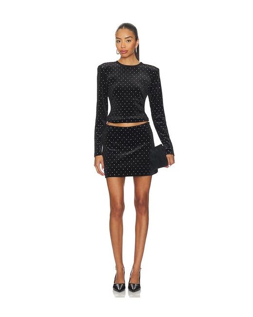 Steve Madden Black Maddilyn Top