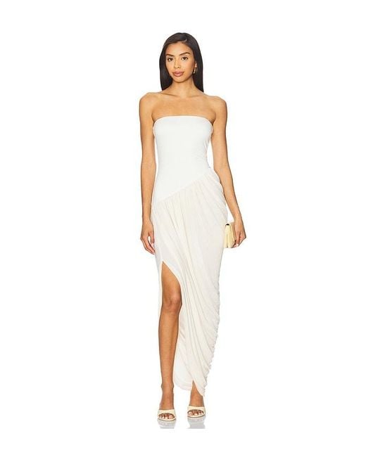 Camila Coelho White Hayes Midi Dress