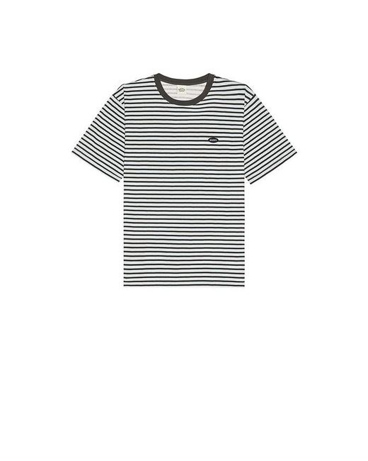 KAPPY DESIGN Blue Stripe Half Tee for men
