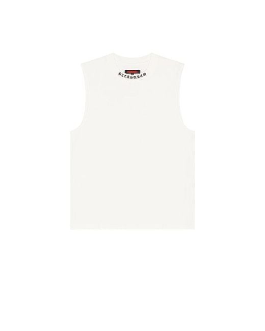 Pleasures White Sorrow Tank for men