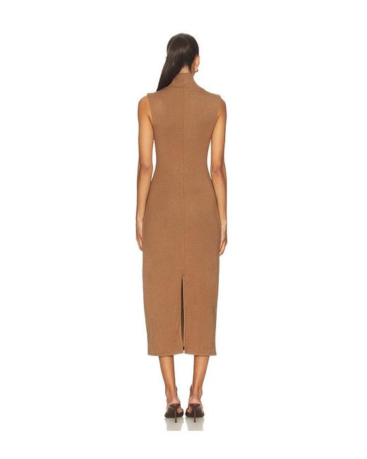 Astr Brown Riana Dress