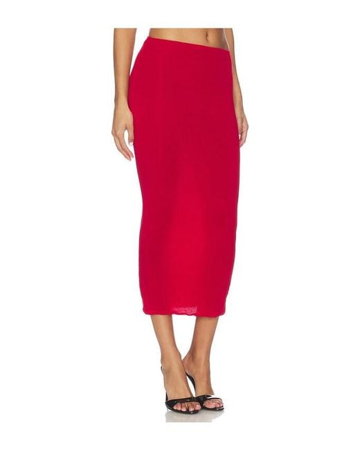 Maygel Coronel Red Aelia Skirt