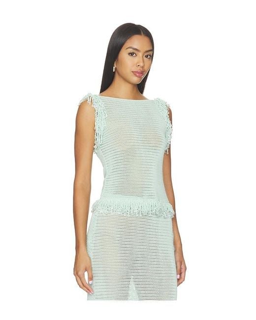 Paris Georgia Multicolor Fringe Top