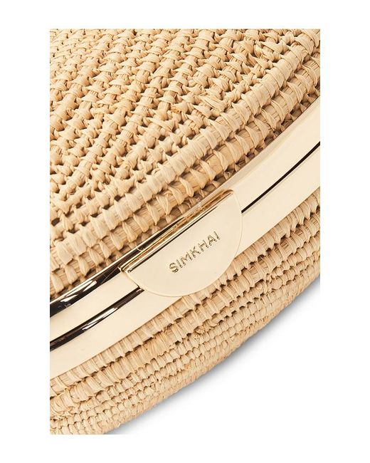 Jonathan Simkhai Natural Bridget Oyster Shell Clutch