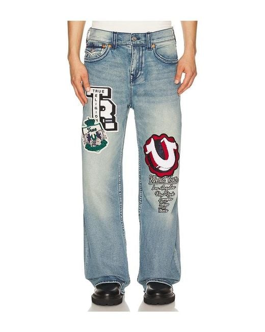 TRUE RELIGION Patch Vinny Flap Jeans in Blue for Men | Lyst UK