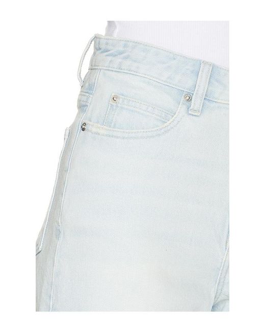 Dr. Denim White Nora Shorts