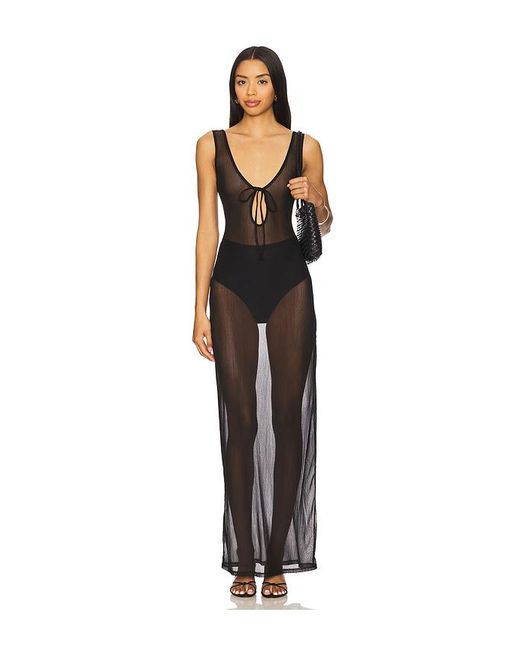 lovewave Black The Vianka Maxi Dress