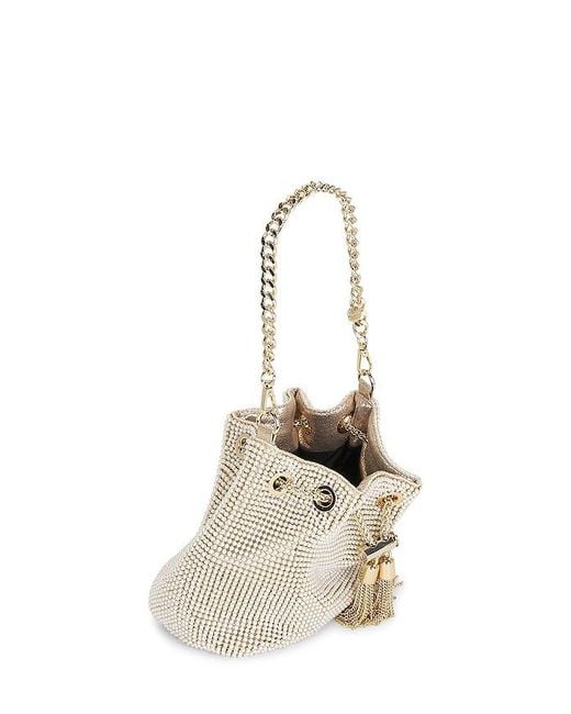 Olga Berg White Miranda Top Handle Bag