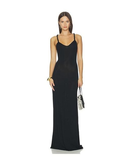 SRG White Araminta Knit Twist Gown