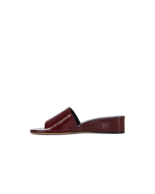 Mansur Gavriel Brown Zeppa Slide